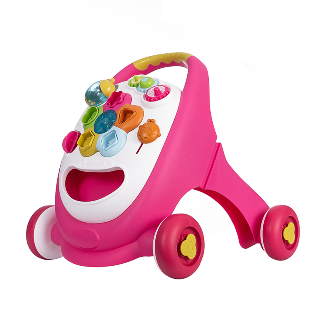הליכון הצעד הראשון דובר עברית Spark Toys - ורוד