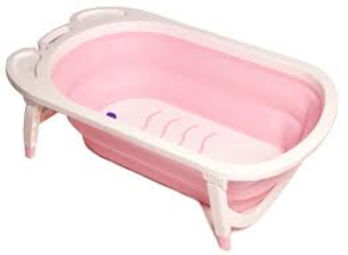 אמבטיית סיליקון מתקפלת + מעמד SUPER BABY+ כרית צפה