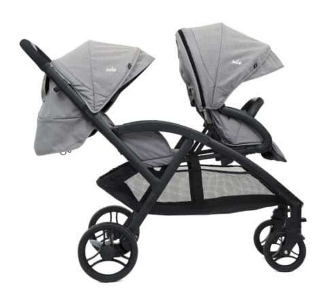 עגלת אחים אוולייט Evalite Duo - צבע אפור Gray Flannel ג'ואי
