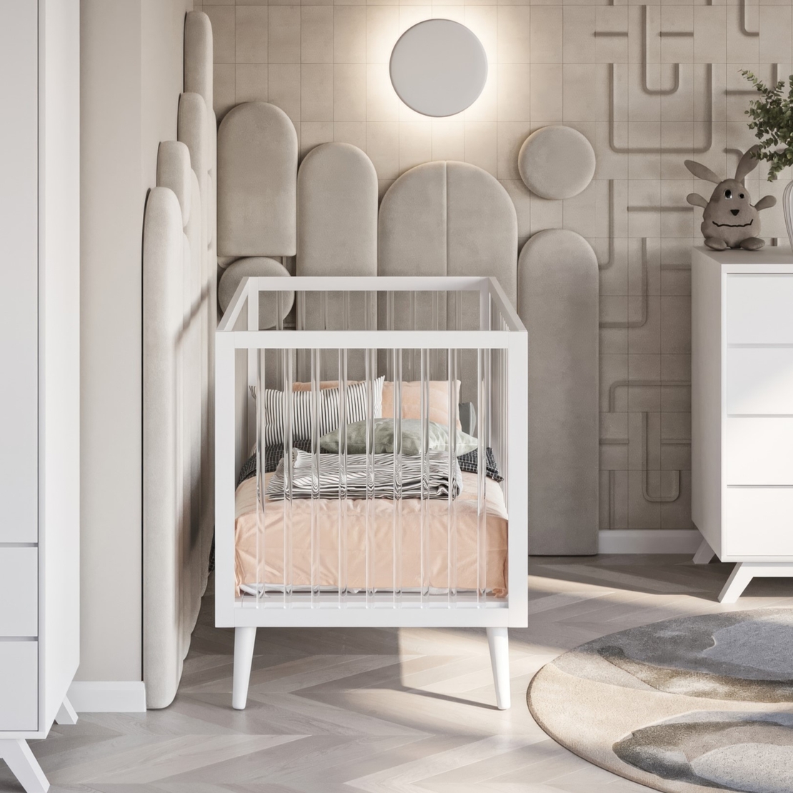חדר שינה לתינוק בייג'ין- טריקה שקטה השילוב המושלם בין עיצוב נקי, ביטחות ואיכות גבוהה. זוהי הבחירה הטובה ביותר נסיך או הנסיכה שלכם!