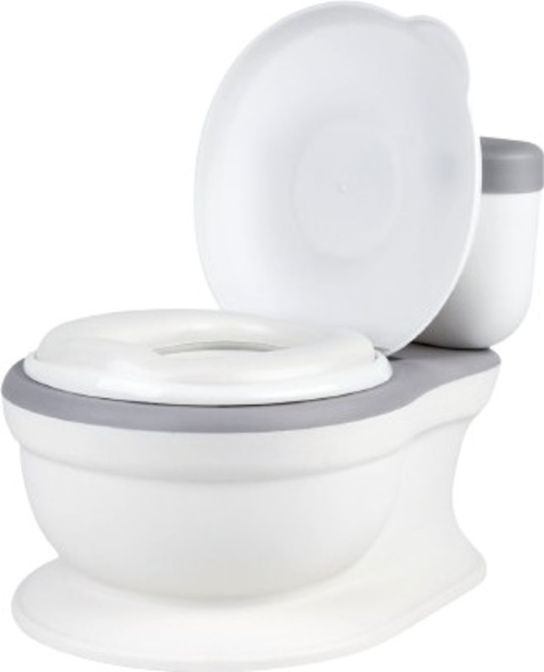 סיר גמילה בצורת אסלה עם קולות הורדת מים