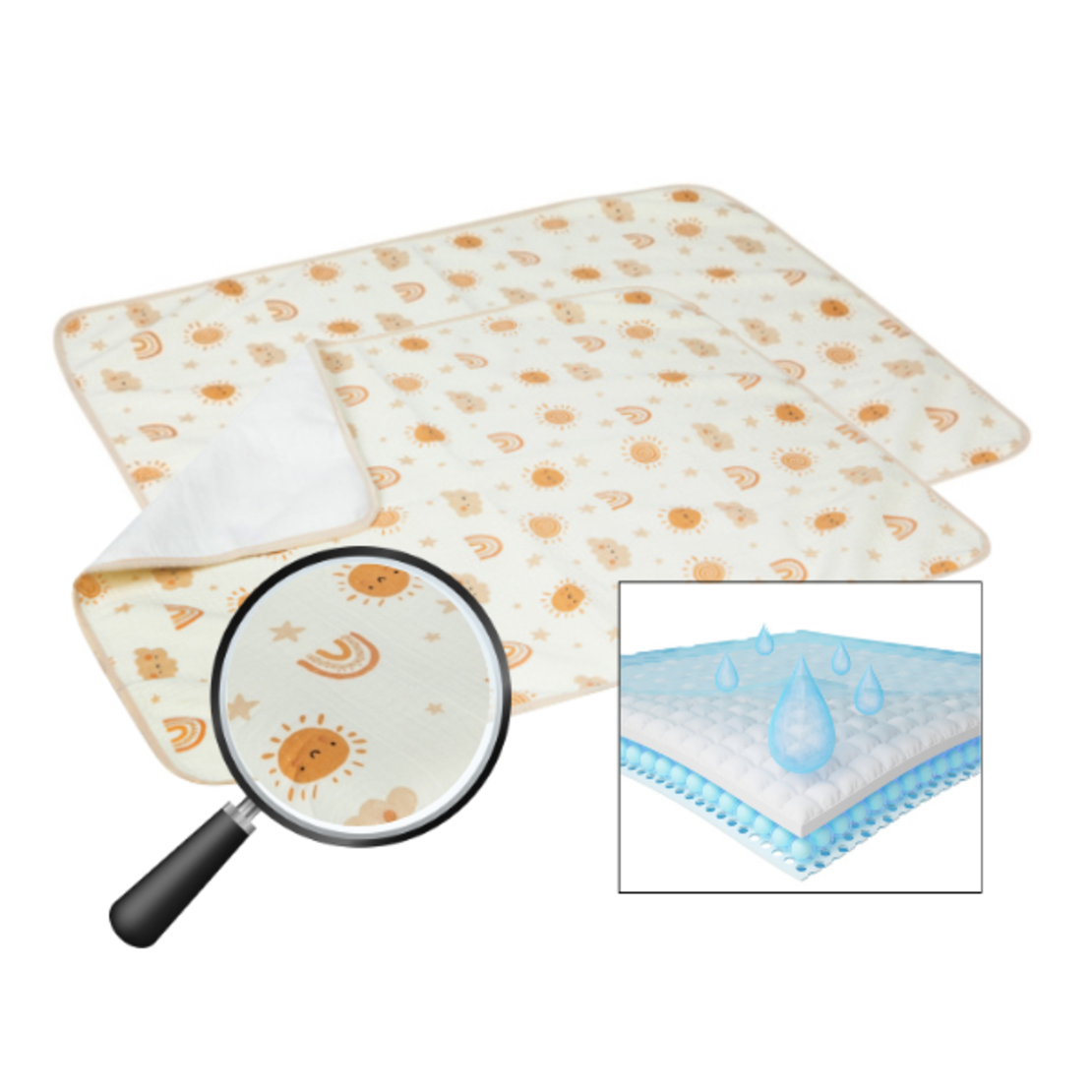 סדינית חלום סדין מיוחד לגמילה מחיתולים 70X90 ס