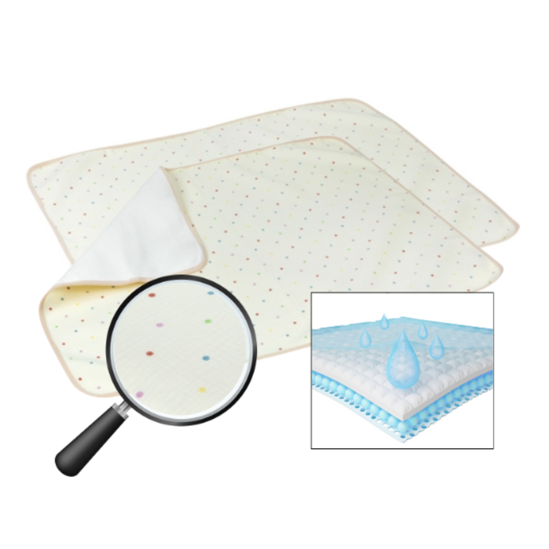 סדינית חלום סדין מיוחד לגמילה מחיתולים 70X90 ס