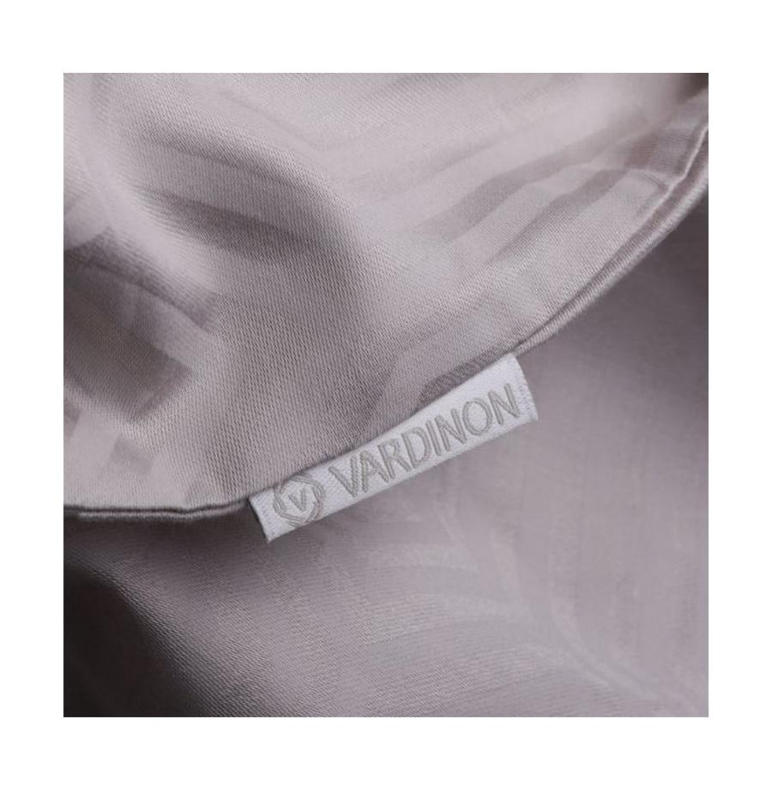 סט מצעים למיטה זוגית 100% כותנה סאטן דגם Ruby 160/200 אפור בהיר