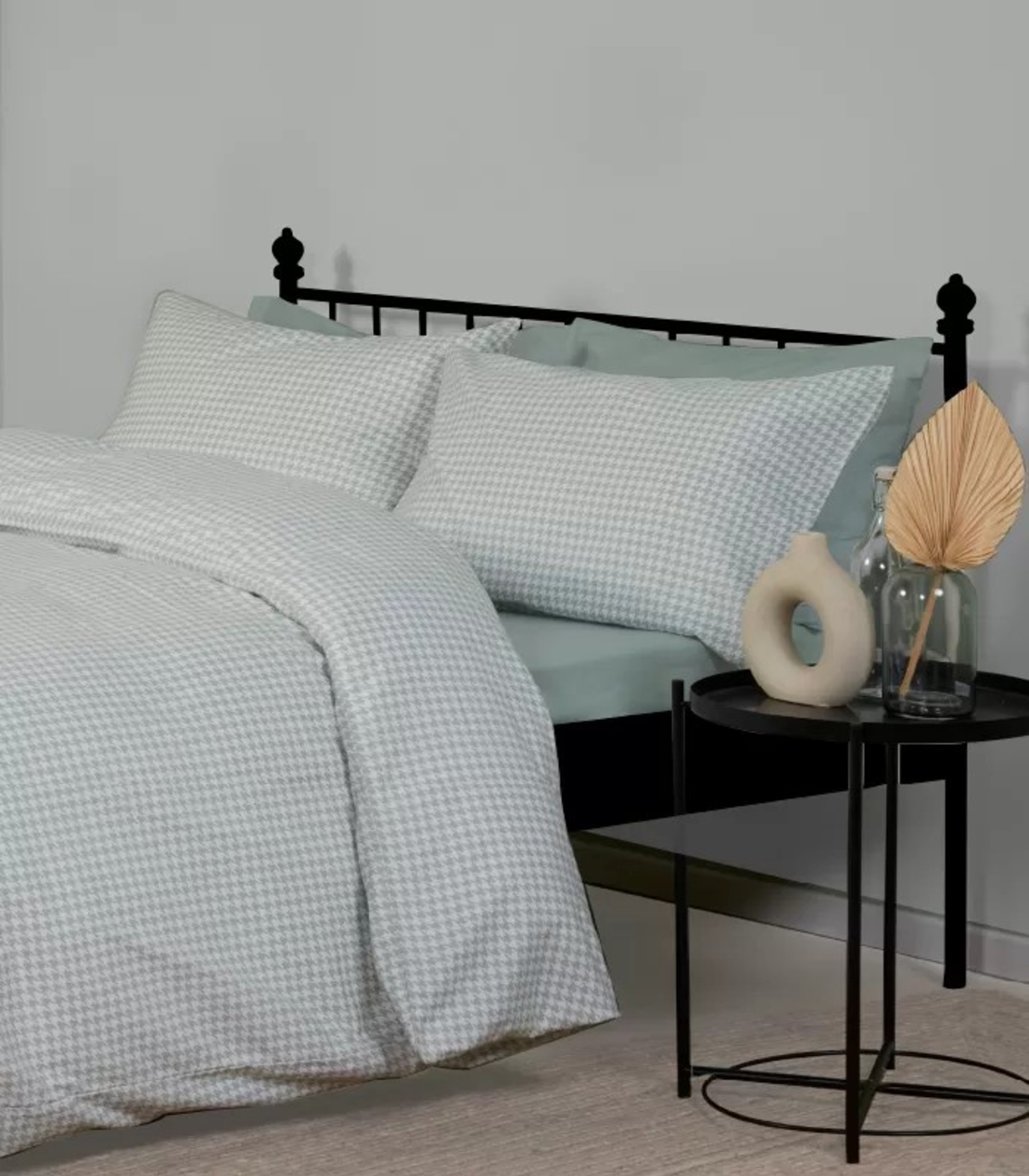 סט מצעים פלנל 100% כותנה למיטה זוגית דגם מרין 160/200