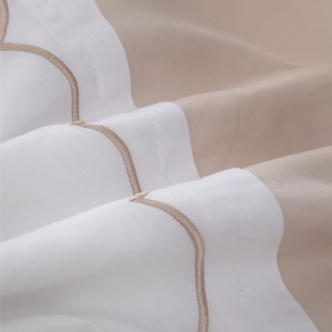 סט מצעים למיטה זוגית 100% כותנה סאטן דגם KAREN 160/200