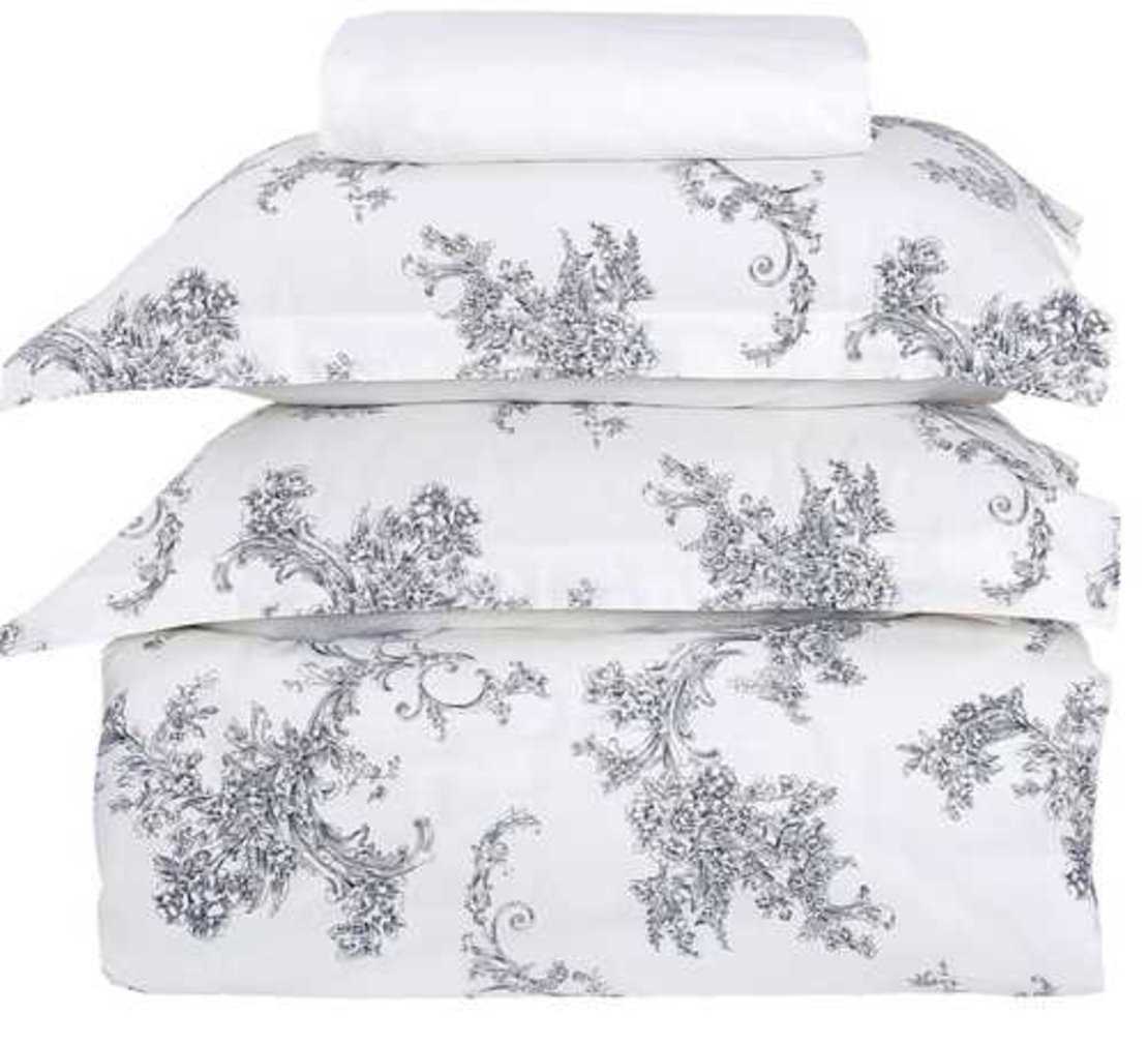 סט מצעים למיטה וחצי 100% כותנה מיכאלה  120/200