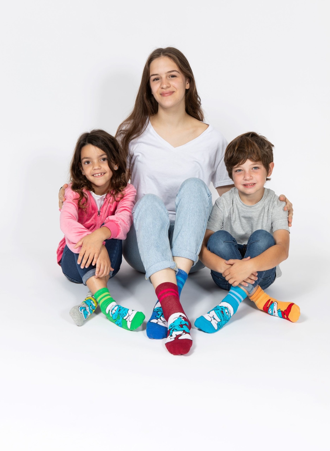 גרבי כותנה דרדסים מעוצבים לילדים, 6 זוגות מידת one size שמתאימה למידות 24-34