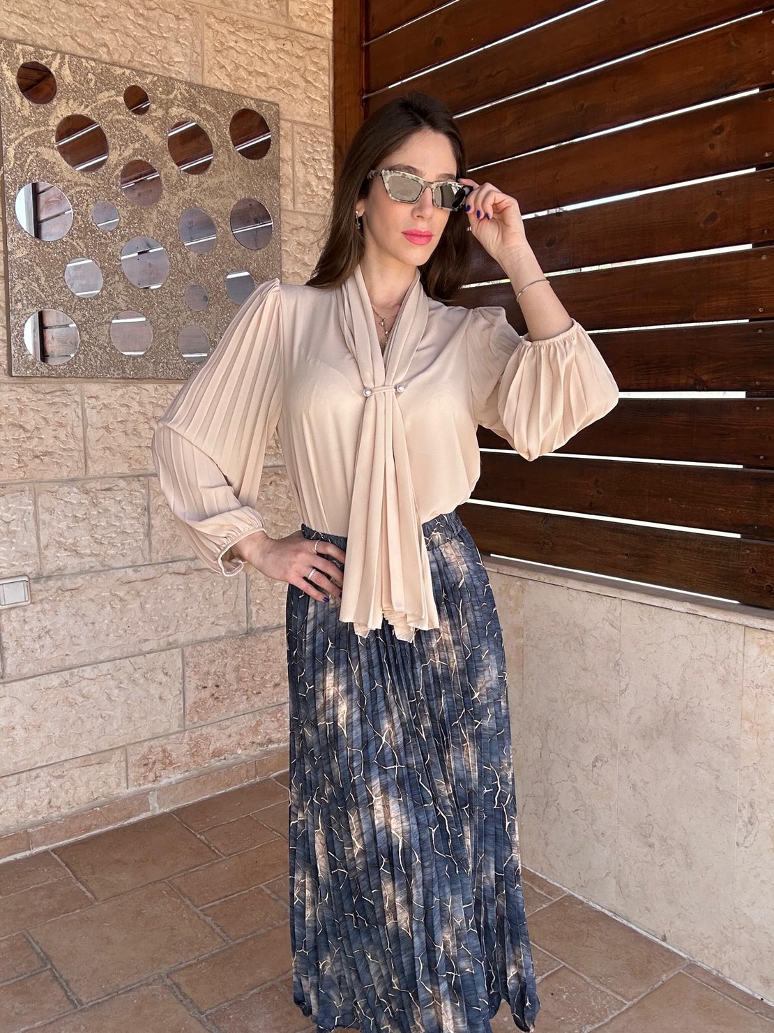 חולצה בלה - בז'