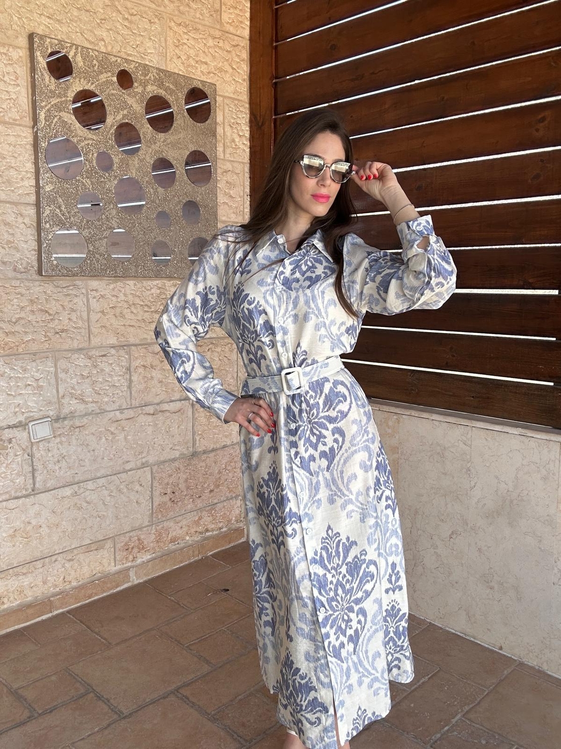 שמלה פלורידה - תכלת