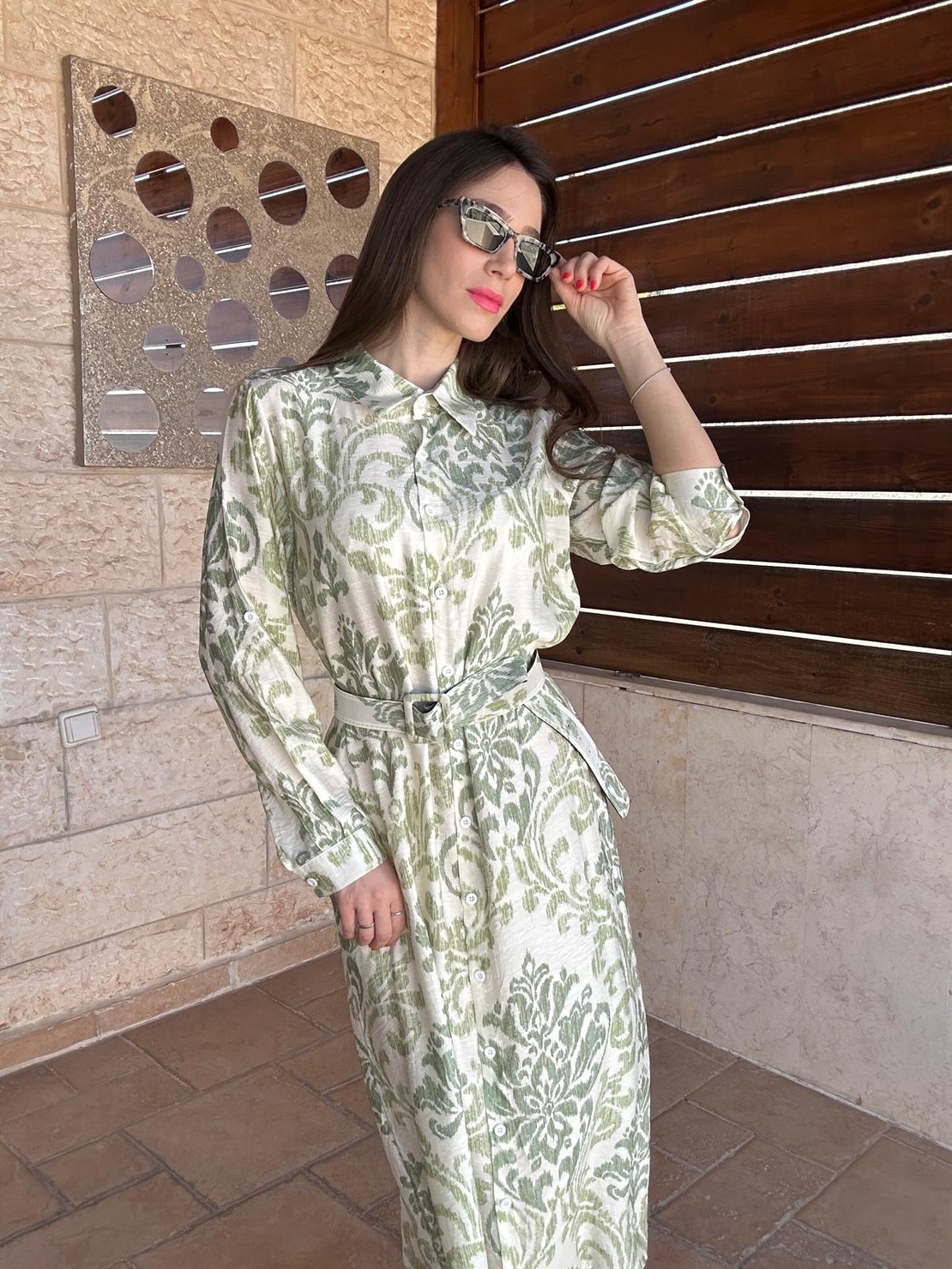 שמלה פלורידה - ירוק