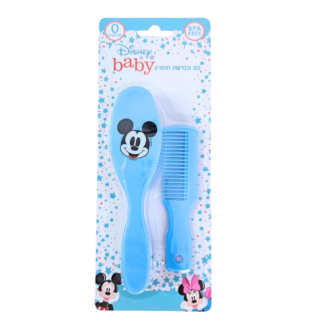 סט מברשת ומסרק מיקי מאוס