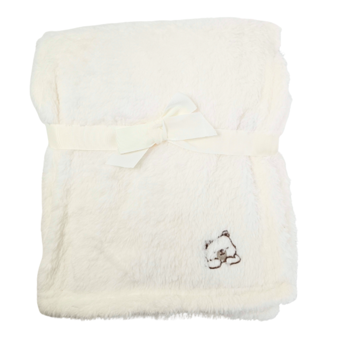 שמיכה פרוותית - צבע שמנת