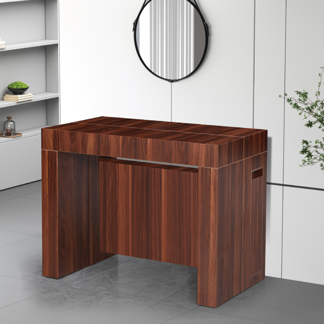 קונסולה נפתחת לפינת אוכל 3 מטר דגם הרמס Hermes אגוז | מבית WOODY