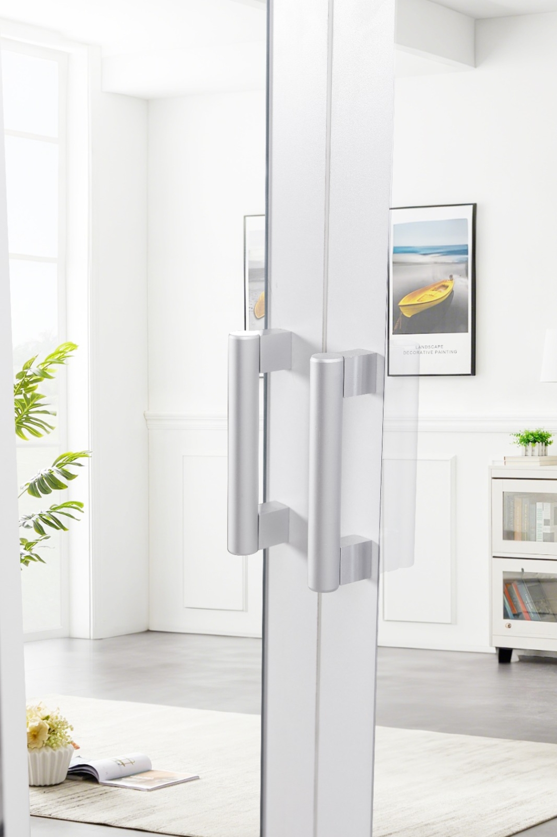 ארון בגדים 2 דלתות 80×220 עם מראות דגם מתן Matan לבן | מבית WOODY