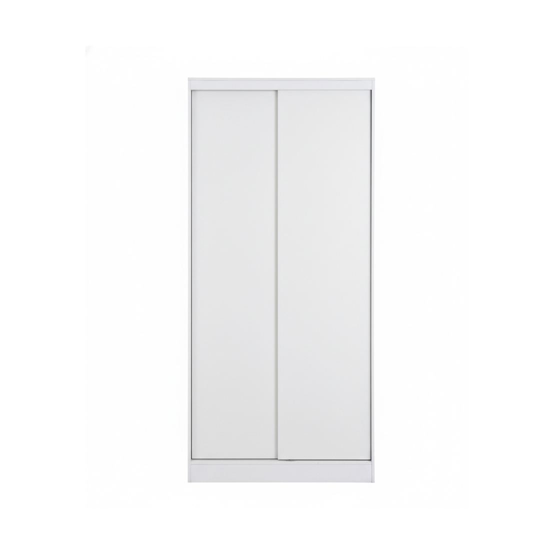 ארון הזזה 2 דלתות 100×220 דגם מיאמי Miami לבן | מבית WOODY