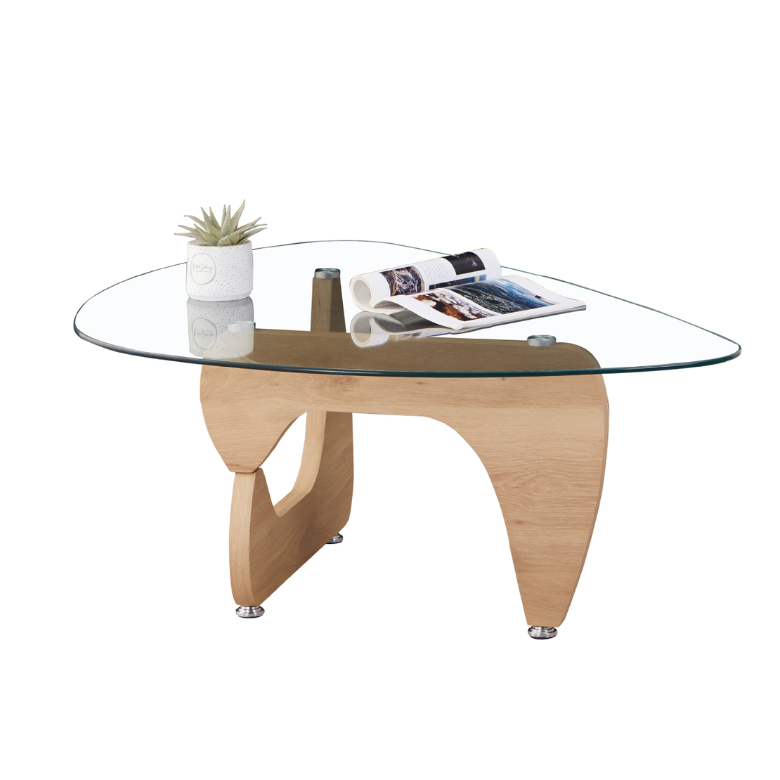 שולחן סלון זכוכית דגם סתיו STAV מייפל | מבית WOODY
