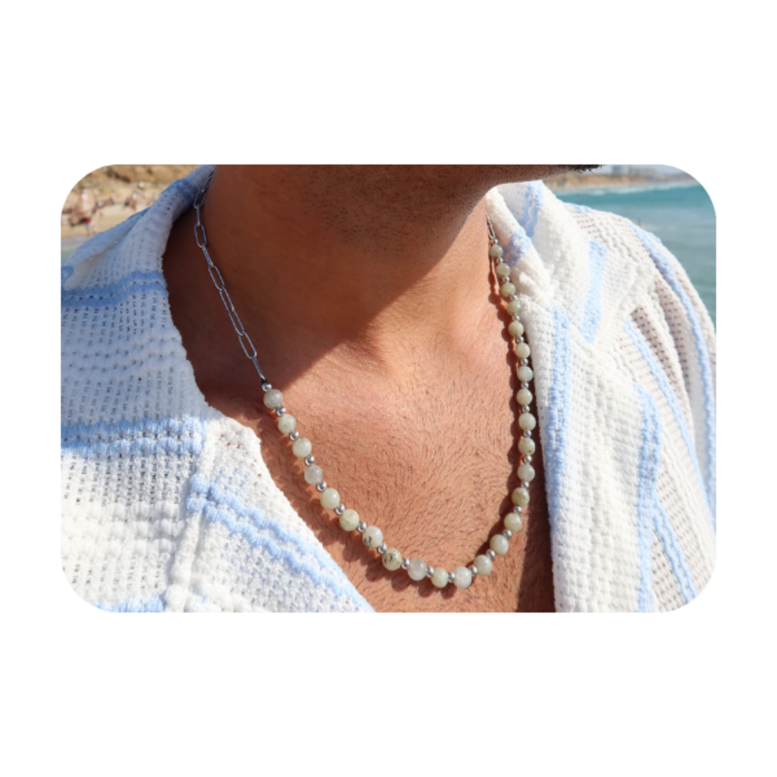 שרשרת Crystal-Seashell