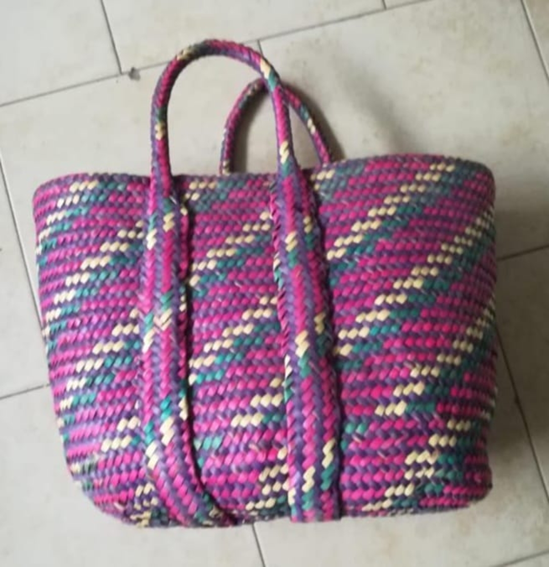 סל קלוע בעבודת יד מאתיופיה