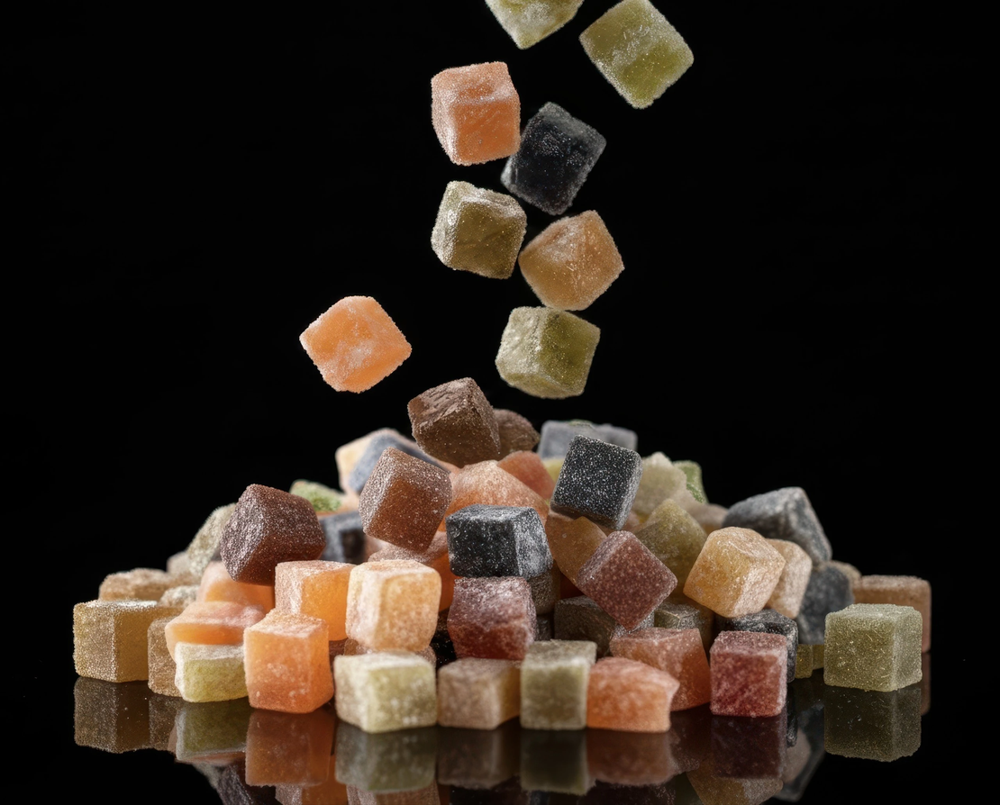 קוביות פרי - מיקס פראי | 50גרם