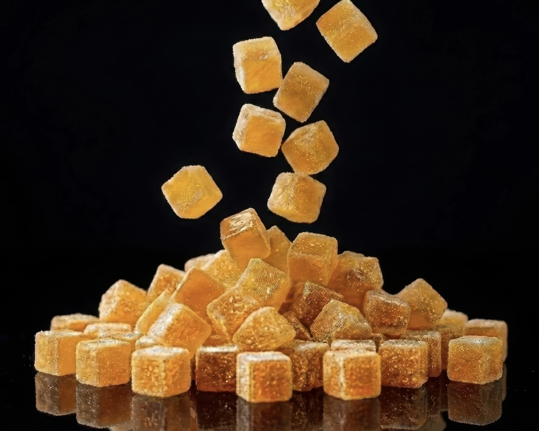 קוביות פרי בטעם בננה | 50גרם