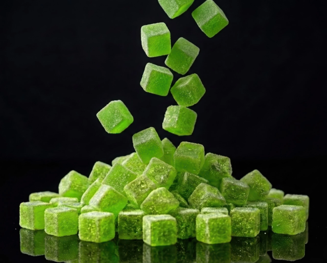 קוביות פרי בטעם תפוח | 50גרם