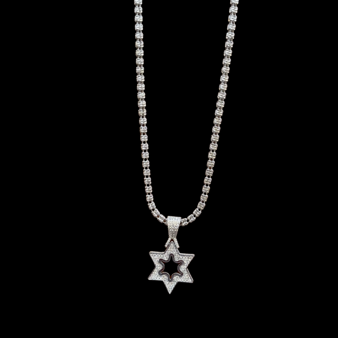 שרשרת גורמט כסף טהור לגבר