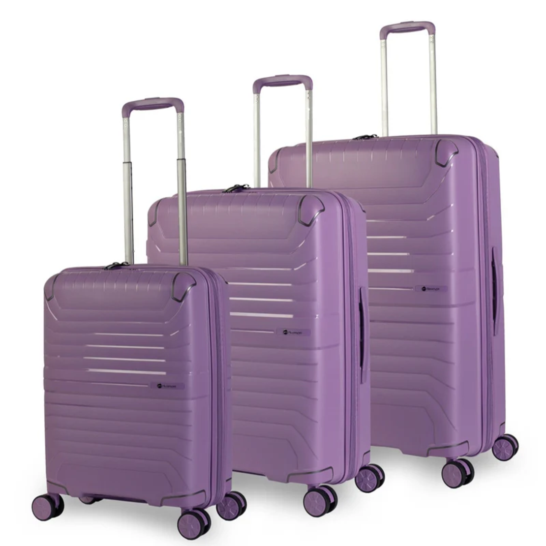 סט מזוודות קשיחות 100% פוליפרופילן – Slazenger דגם Spirit סגול