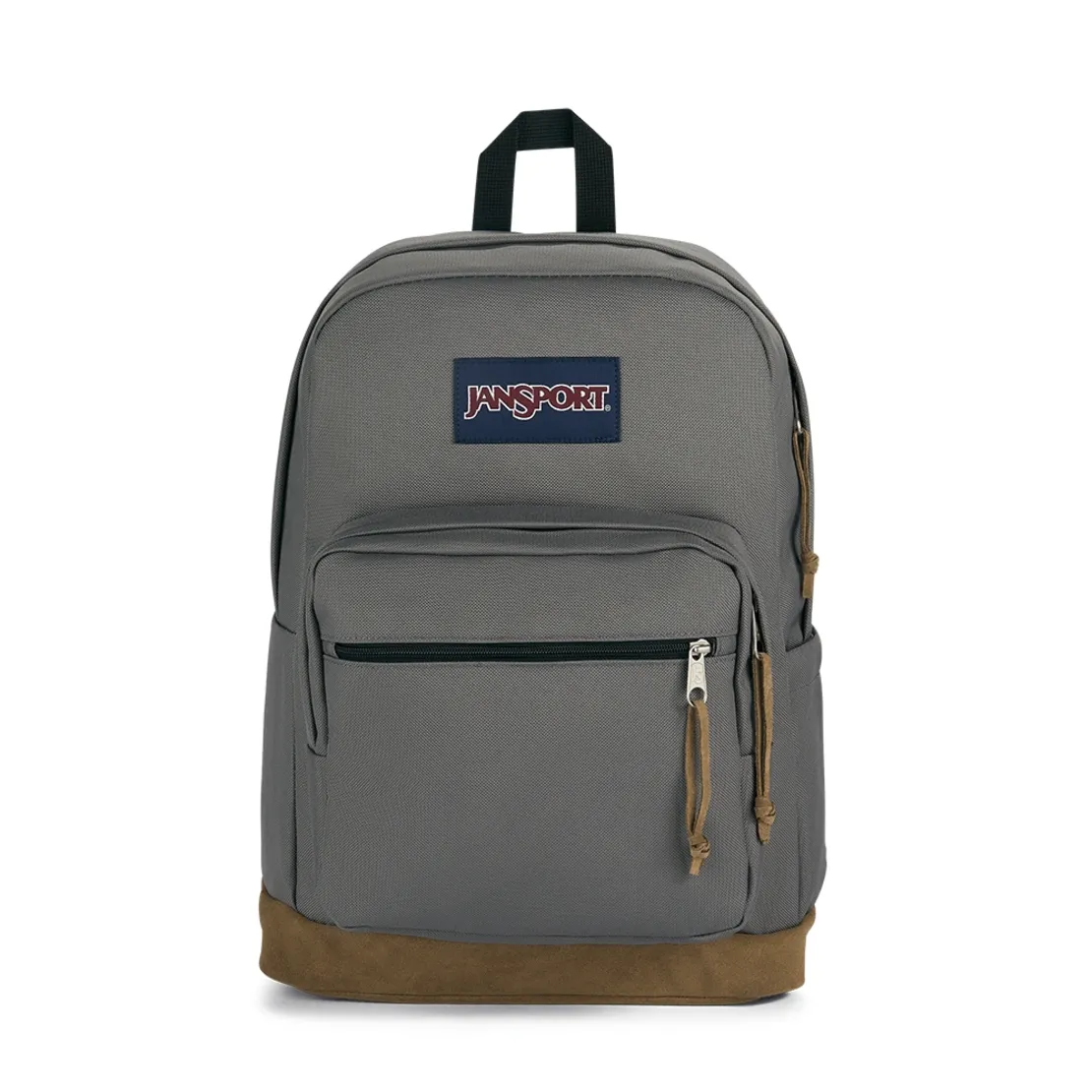 תיק גב ג'נספורט JanSport דגם Right Pack - אפור כהה משולב עור