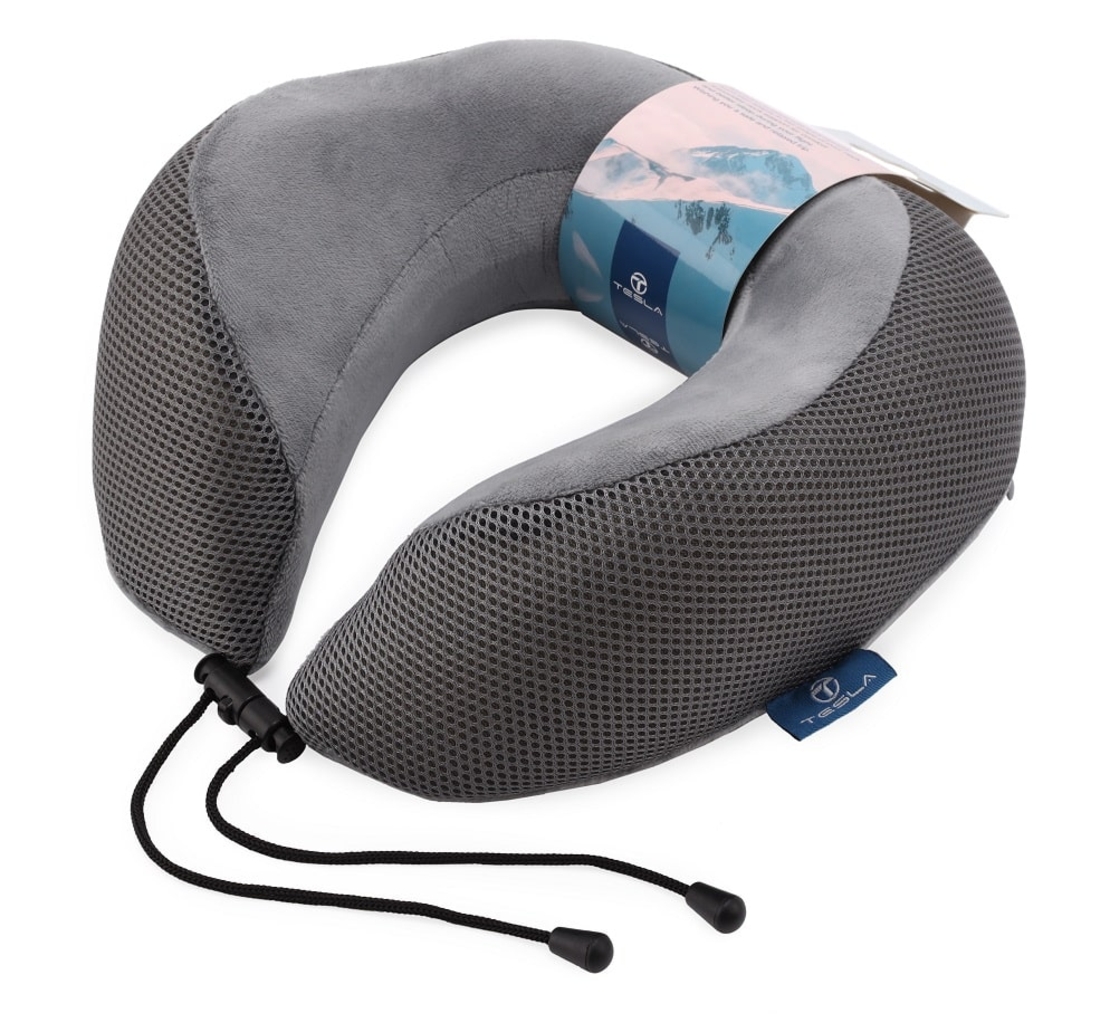 כרית טיסה איכותית- צבע אפור