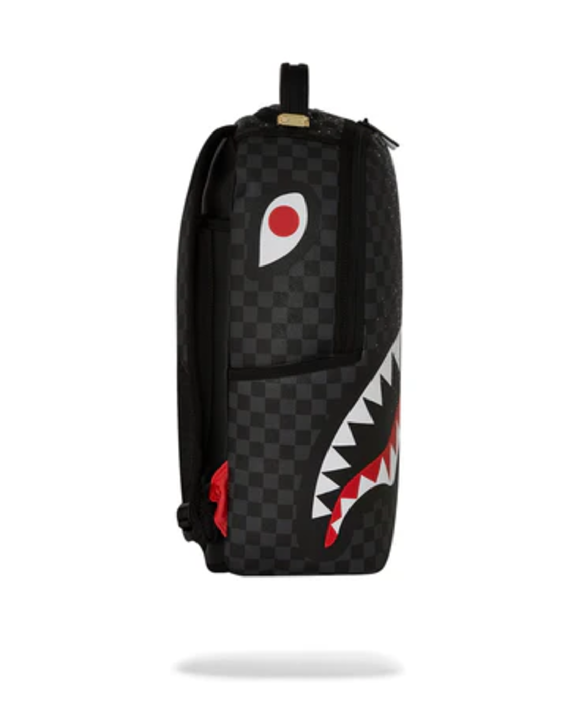 GREY CHECK SCRIBBLE SPLIT DLX BACKPACK