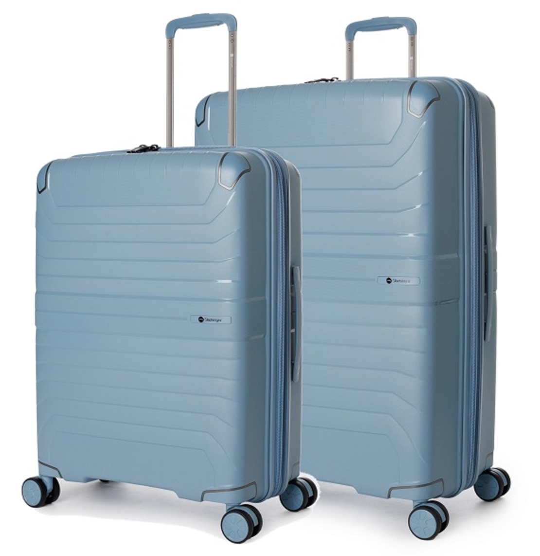 סט מזוודות קשיחות Slazenger Spirit 28″ + 24″ - תכלת