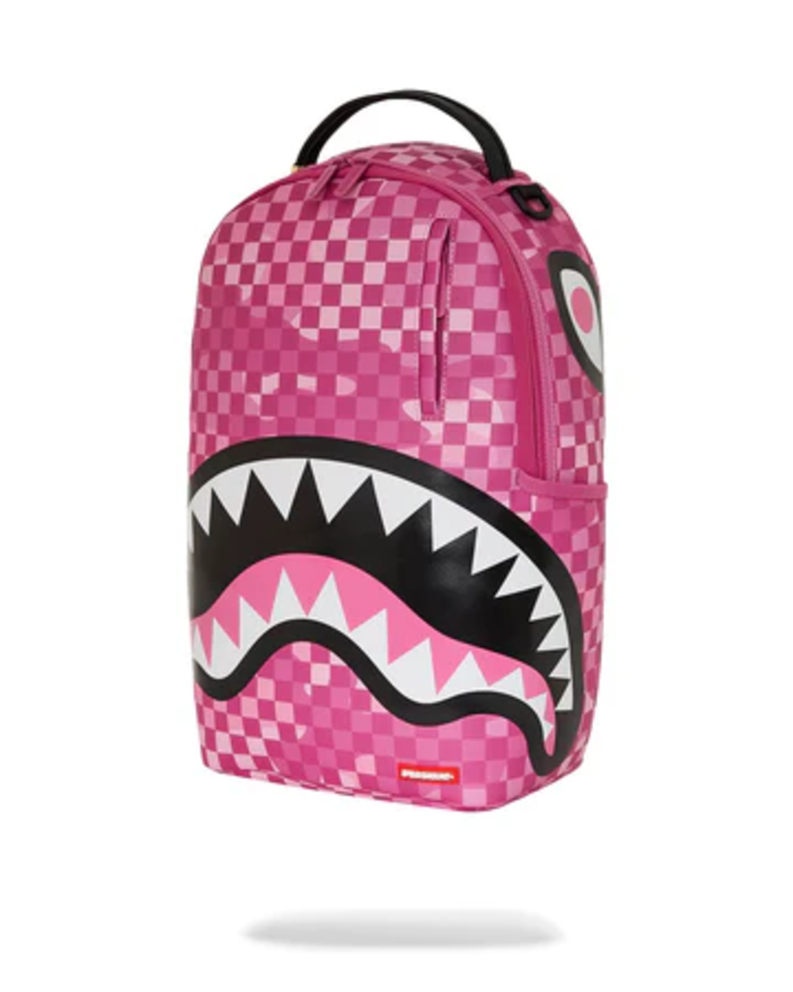 PINK AND BLACK DRIP CHECK DLXSV BACKPACK
