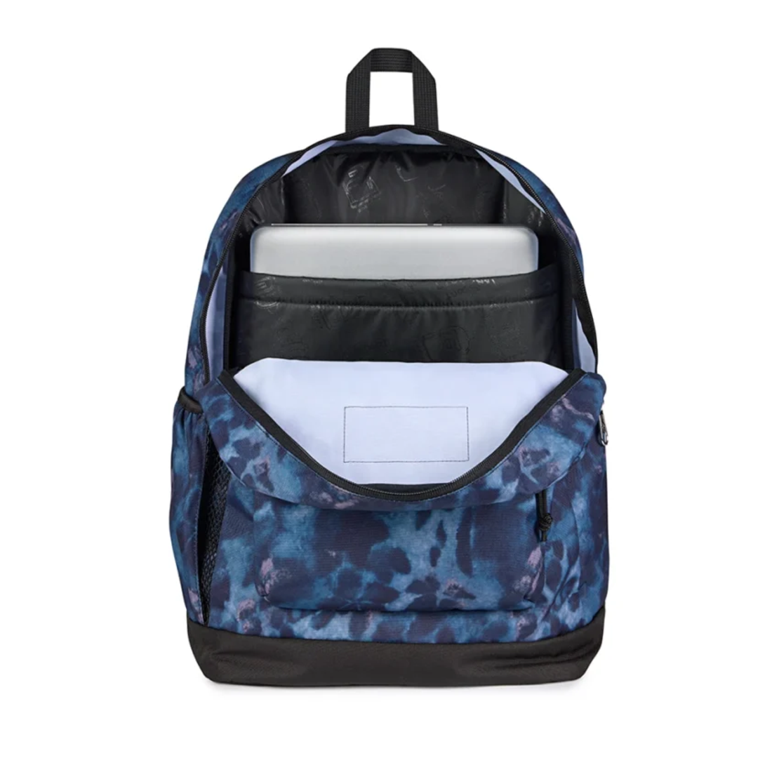 תיק גב ג'נספורט JanSport דגם Cross Town Plus - שחור פרחוני מעושן