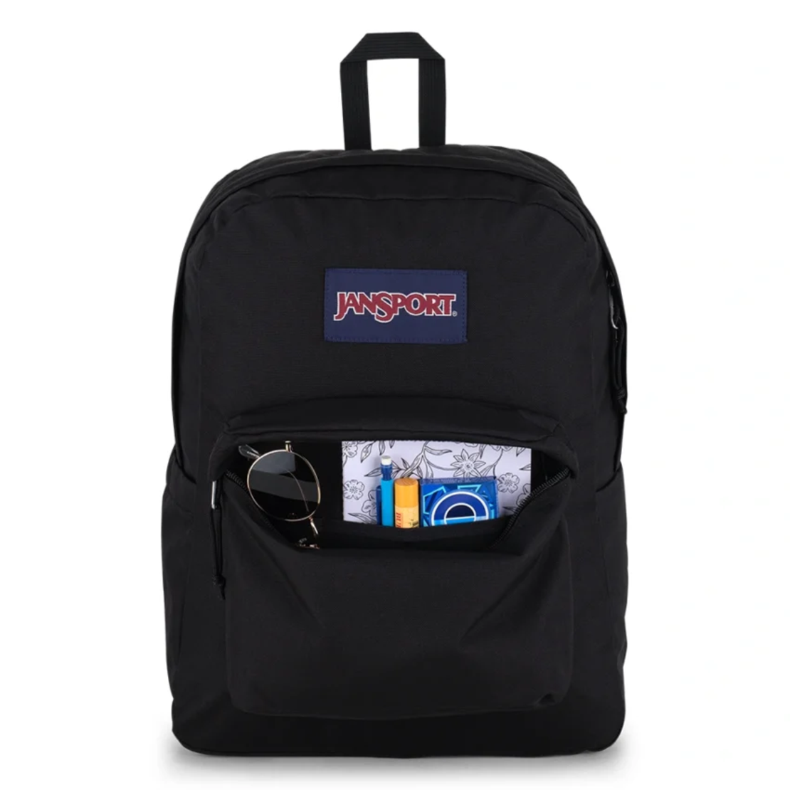 תיק גב ג'נספורט JanSport דגם SuperBreak Plus - שחור קלאסי