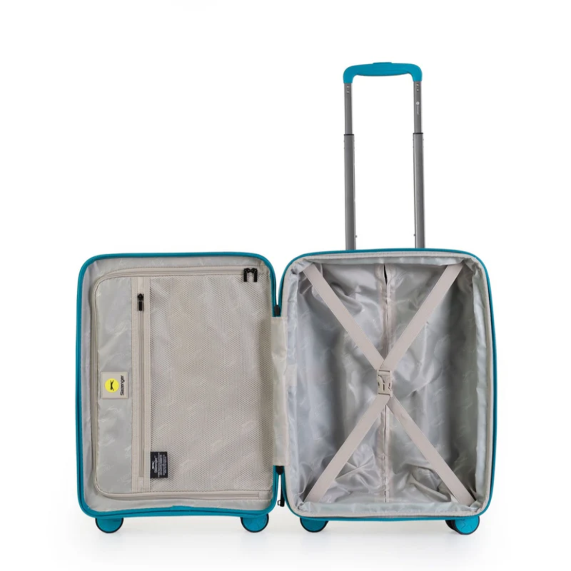 סט מזוודות קשיחות 100% פוליפרופילן – Slazenger דגם Spirit ירוק