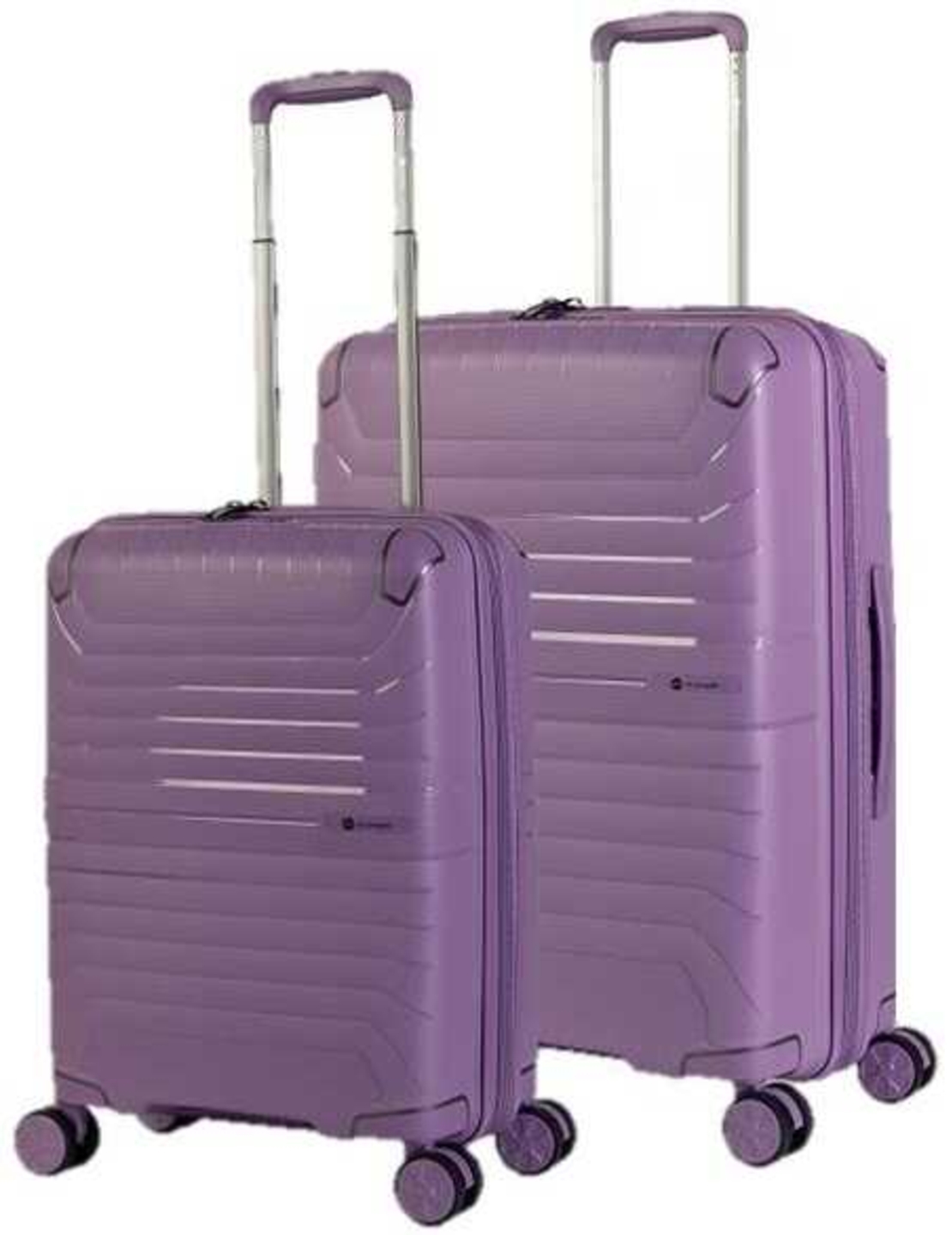 סט מזוודות קשיחות בינונית + קטנה 24+20 אינצ’ Slazenger Spirit - ירוק