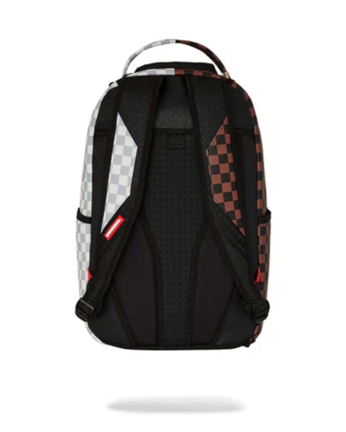 SPLIT BROWN AND CREAM CHECK DLXV BACKPACK
