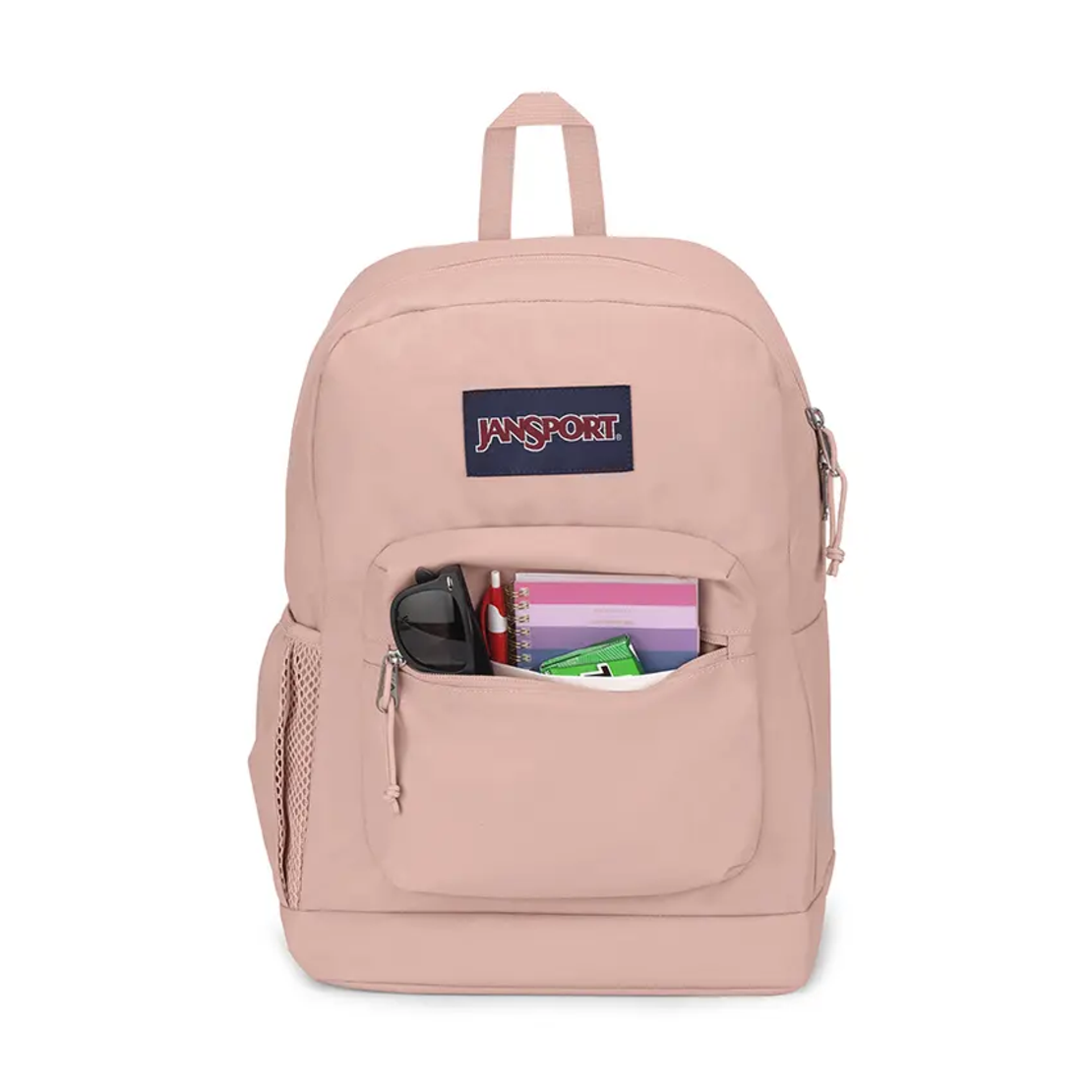 תיק גב ג'נספורט JanSport דגם Cross Town Plus - ורוד עתיק