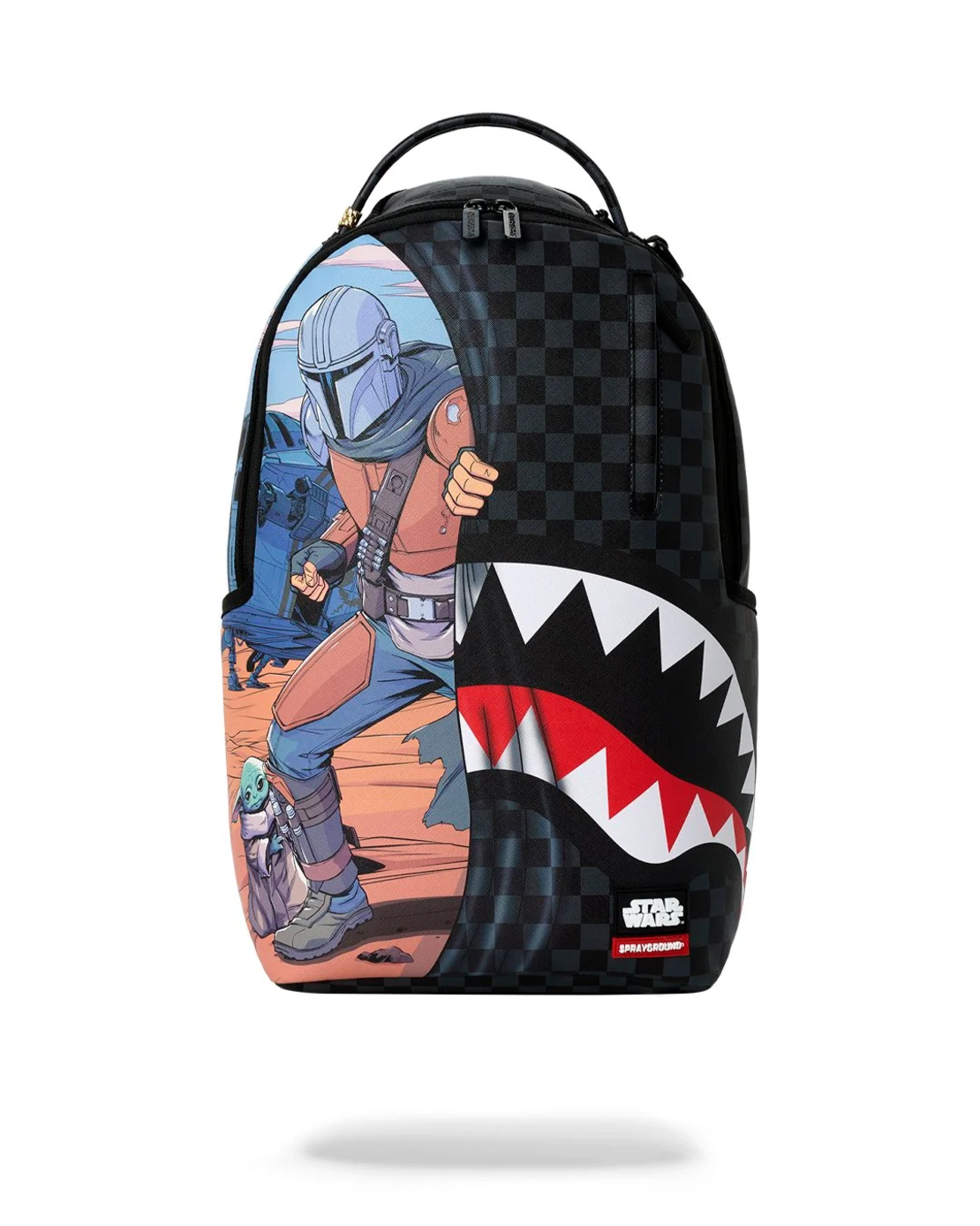 STAR WARS MANDO AND GROKU REVEAL BACKPACK