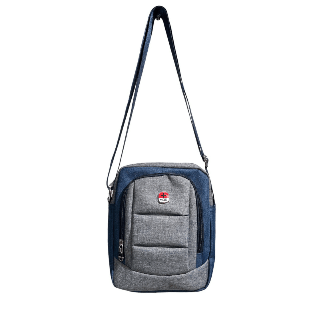 תיק צד לגבר – צבע אפור-כחול