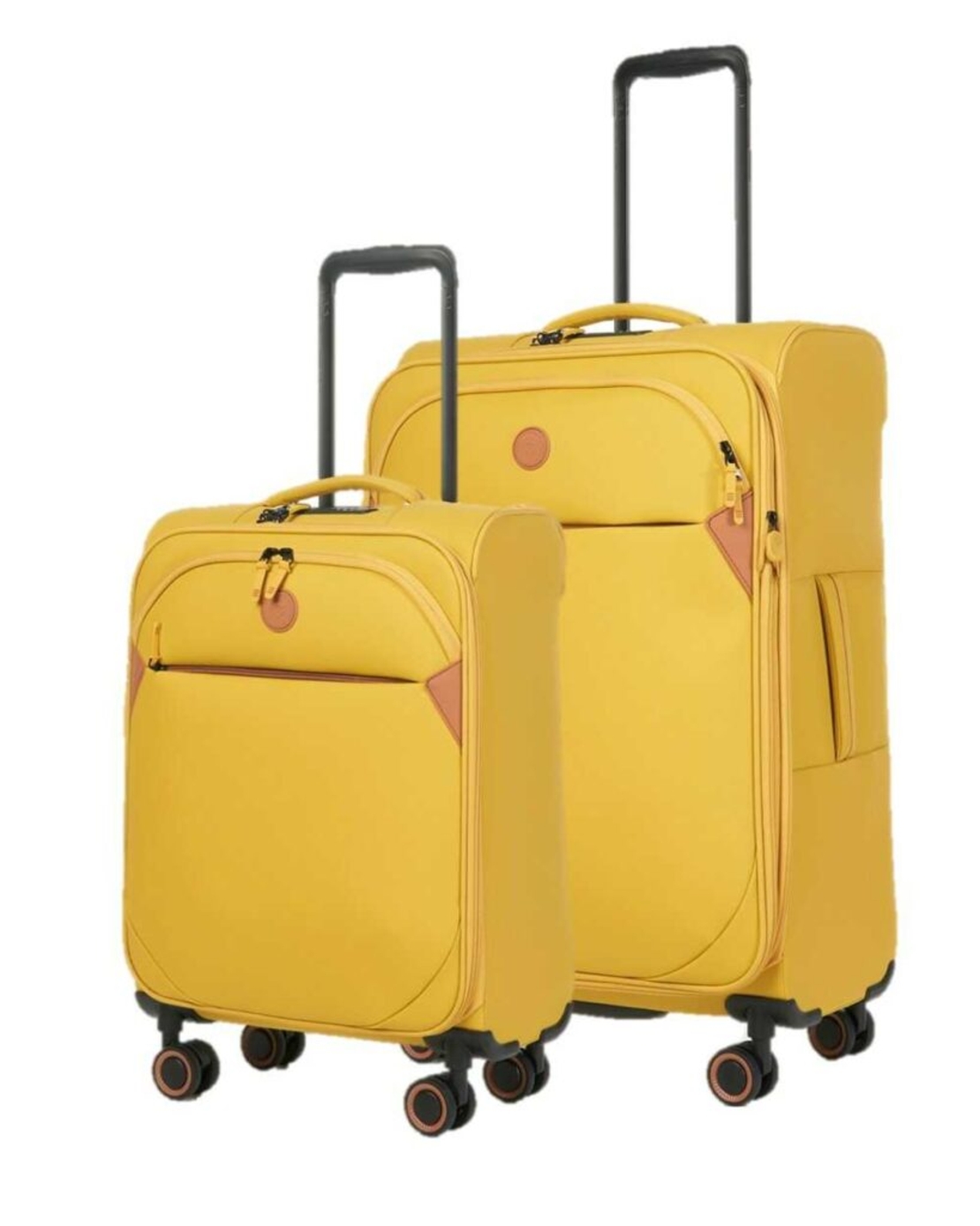 צמד מזוודות מבד חסין למים בינונית (24″) + קטנה (20″) Verage Cambridge