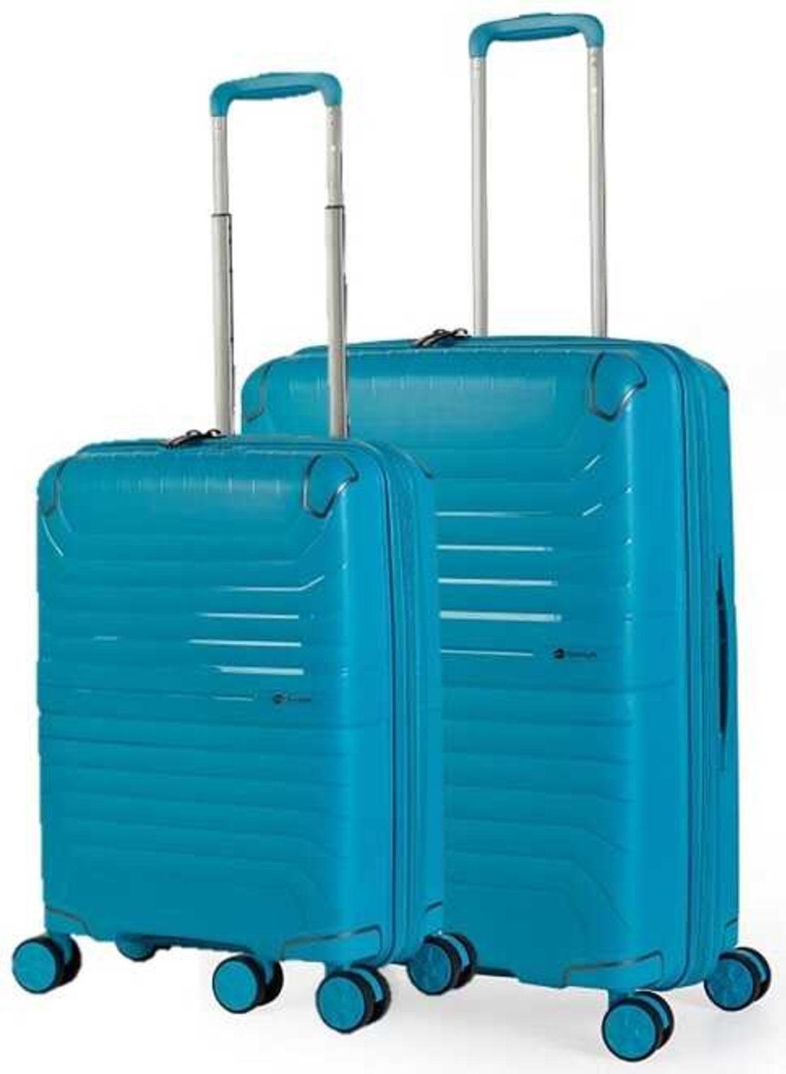 סט מזוודות קשיחות בינונית + קטנה 24+20 אינצ’ Slazenger Spirit - ירוק