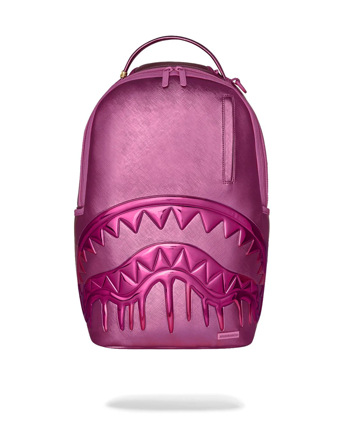 METALLIC PINK METALLIC DRIP BACKPACK