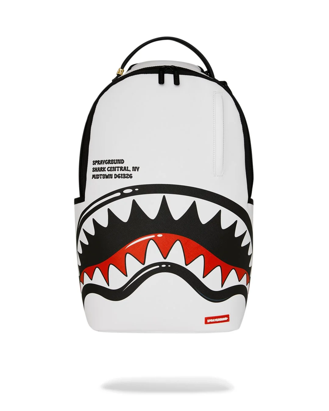 SHARK CENTRAL BUBBLY WHITE BACKPACK