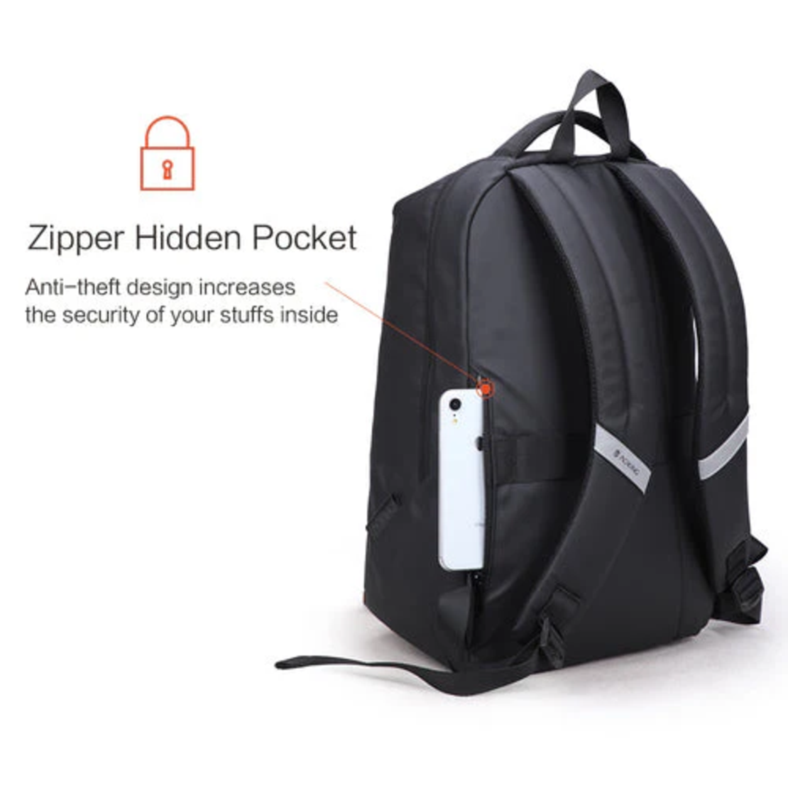 תיק גב ספורטיבי מוגן מים אוקינג עם חיבור USB