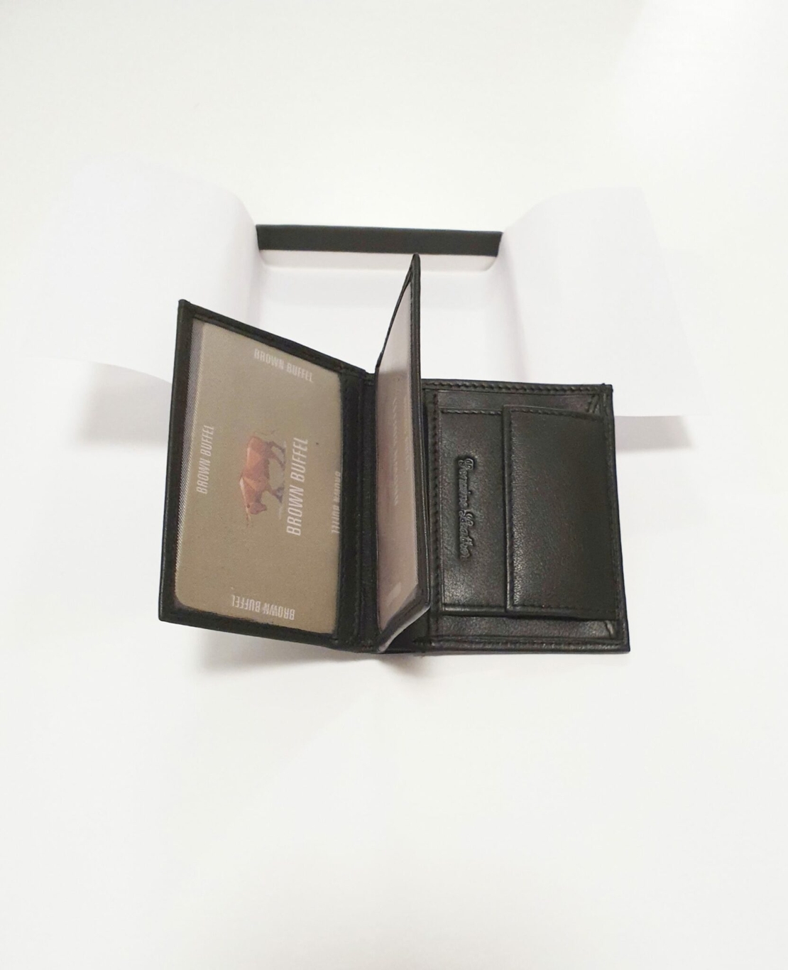 ארנק עור קטן - צבע שחור