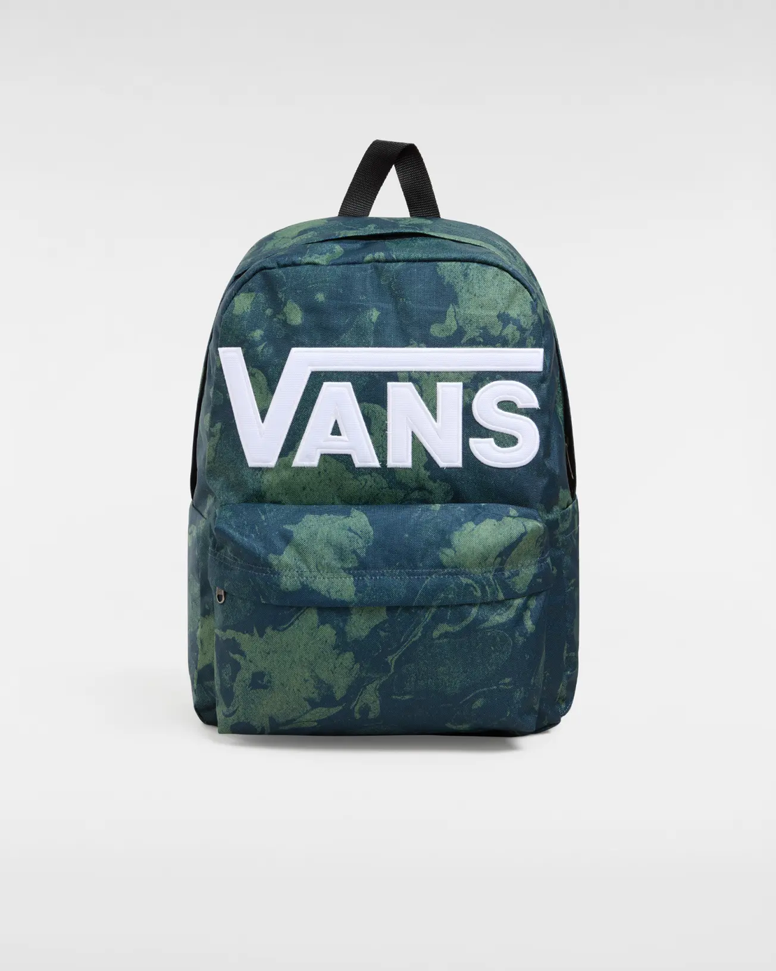 תיק גב ואנס Vans דגם Old Skool Drop V - כחול נייבי וירוק יער