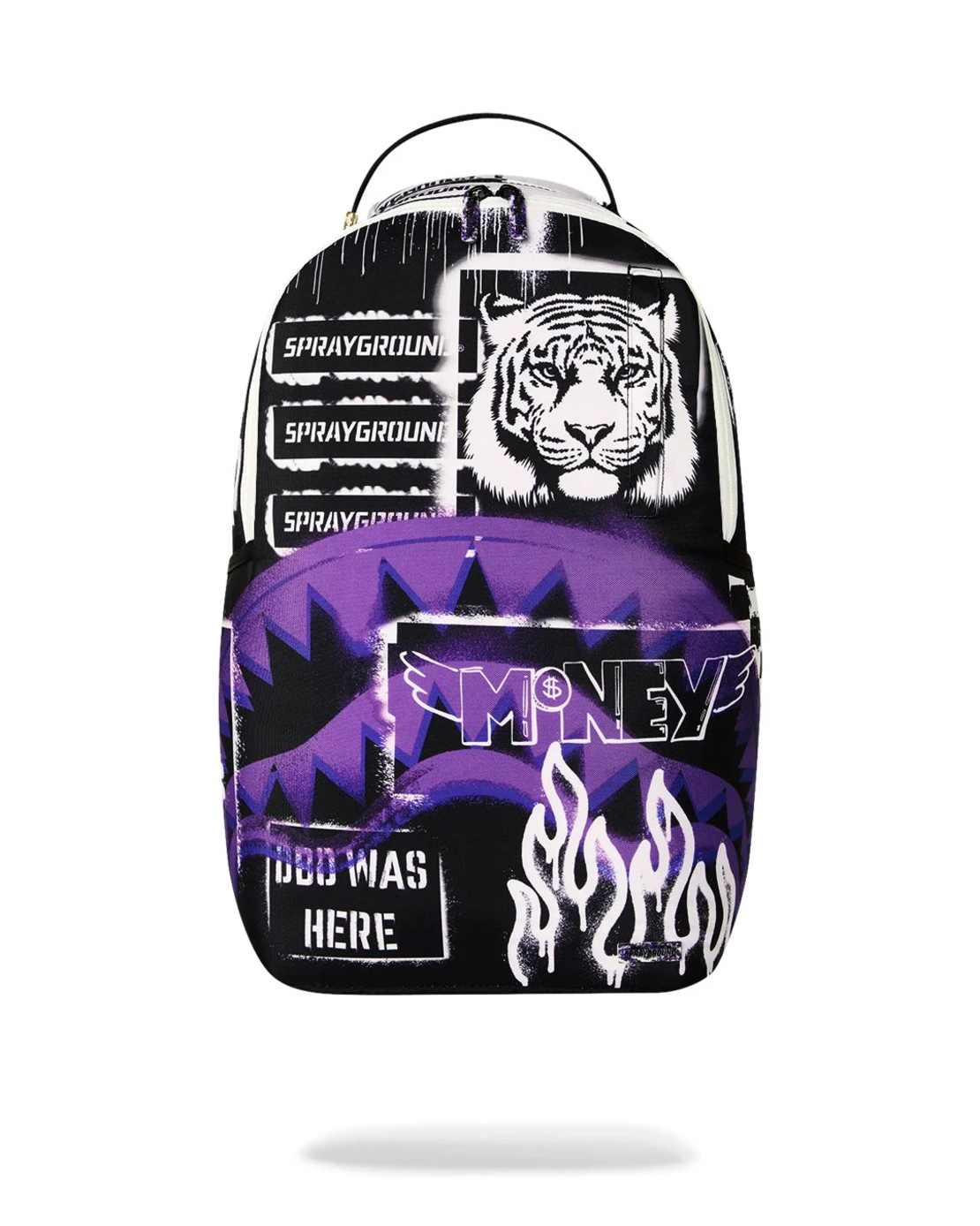 STENCIL SHARK ATTACK BACKPACK