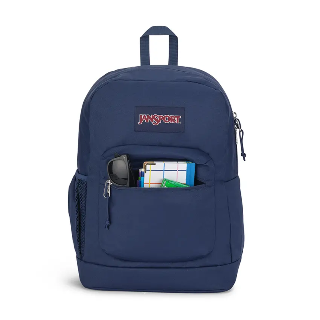 תיק גב ג'נספורט JanSport דגם Cross Town Plus - כחול נייבי